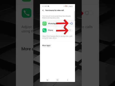 How to on face beauty for video call vivo t4x 5g phone 📱 me#shortsviral#trending#smartphone#video