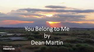 Dean Martin - You Belong to Me