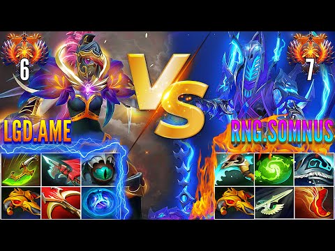 ⚔️ AME  [Templar Assassin] vs SOMNUS  [Razor] - The Battle Of China Best Players - Dota 2 Highlights
