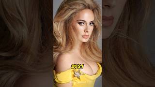 Adele&#39;s Transformation Over the Years: See Then and Now #adele #trending #viral #shorts