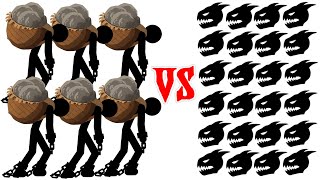 stick war 3 - Enslaved Giants vs Crawlers