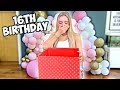 HER 16TH BIRTHDAY! THIS PRESENT MADE EVERYONE CRY 😭