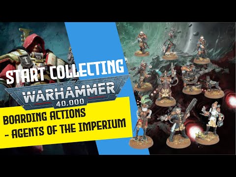 Start Collecting Warhammer 40,000 10th Edition Boarding Actions: Agents of The Imperium