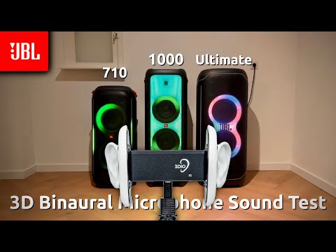 JBL Partybox 710 vs 1000 vs Ultimate - 3D Binaural Microphone Sound test 🔥