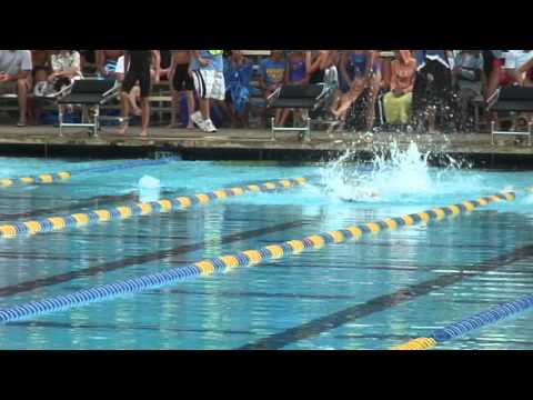 Sam Leonard wins Junior Olympics 50m freestyle