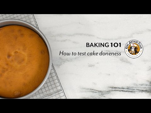 How to test cake doneness