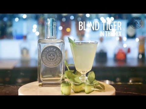 How to make a Gin Mint Gimlet - Blind Tiger Organic Gin Cocktail Recipes
