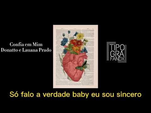Lyric Vídeo-Confia em Mim Donatto e Lauana Prado