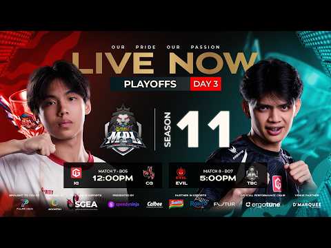 LIVE 🔴 MPL SG Season 11 |Playoffs Day 3 | Grand Finals