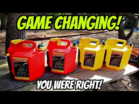 Subscriber Request: SURECAN Fuel Cans! RV Generator, Trucks, Toy Haulers, Mowers and Tractors!