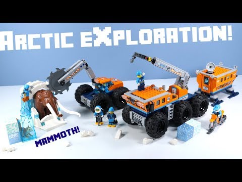 LEGO City Arctic Mobile Exploration Base with Mammoth Speed Build 2018