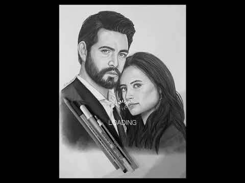 Blood Flowers Turkish Drama Character Portrait | Hand-Painted by Atiya Khadim