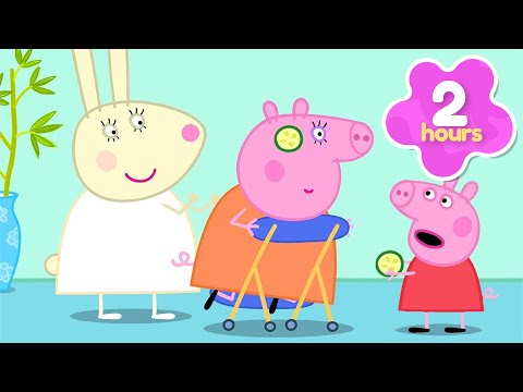 Mummy Pig's PERFECT Pamper Day 🥒🫧 | Peppa Pig Full Episodes | 2 Hours of Kids Cartoons