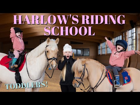 HARLOW'S RIDING SCHOOL! TEACHING KIDS HOW TO RIDE!!!