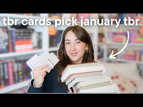 tbr cards pick my january tbr🤔📖✨ tbr prompts pick books!
