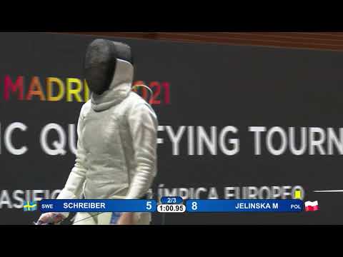 European Olympic Qualifiers 2021 SWF - L4 - Schreiber SWE v Jelinska POL