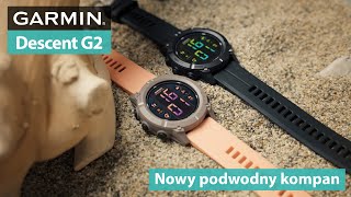 Garmin Descent G2 czarny. Zegarek do nurkowania 010-02986-00