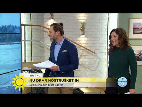 Vädervarningen: Upp till en decimeter snö – kan bli moddigt på vägarna! - Nyhetsmorgon (TV4)