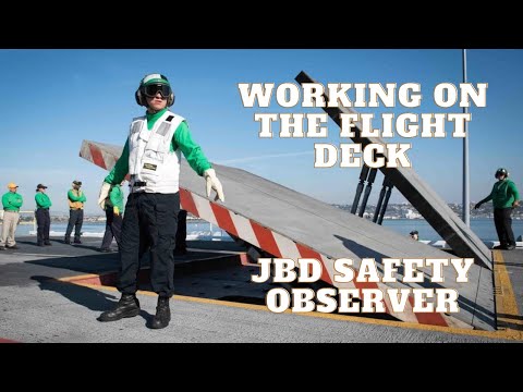 Working On The Flight Deck | JBD Safety Observer