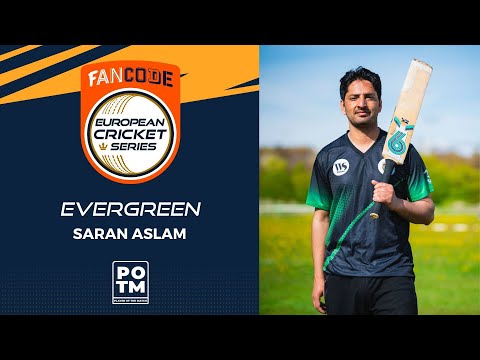 POTM: S. Aslam - ECC vs JKP | Highlights | FanCode ECS Landskrona, Sweden Day 3 | ECS22.156