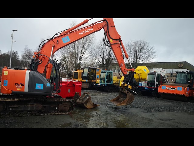Track excavator Hitachi ZX135US-3 -11 rototilt (5500h) - PS