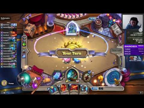 Hearthstone Trump Playing Karazhan Wing 4