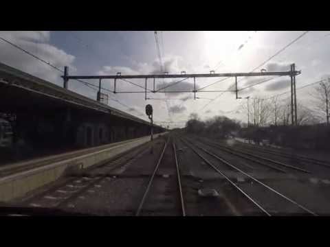 [cabinerit] A train driver's view: Eindhoven - Maastricht, VIRM, 13-Apr-2015.