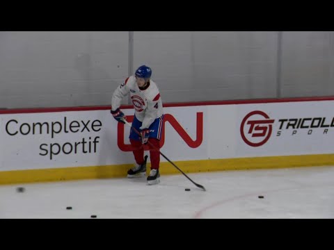 Un premier entraînement avec le CH pour Adam Engström