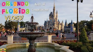 Orando Florida - Vlogs Best of Compilation - SeaWorld, DisneyWorld, Waterpark Vlogs and more!