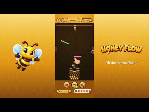 Honey Flow: Bee Physics Puzzle video thumbnail