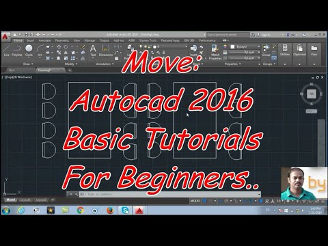 Move: Autocad 2016 cad software - online autocad classes Part 8-30