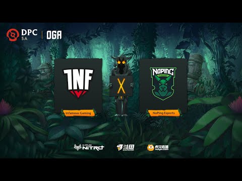 Infamous Gaming vs NoPing Esports | OGA DPC SA Regional League Upper Division (BO3) | - Game 3