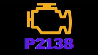 DTC P2138 Code | 2007 Chevy Colorado |