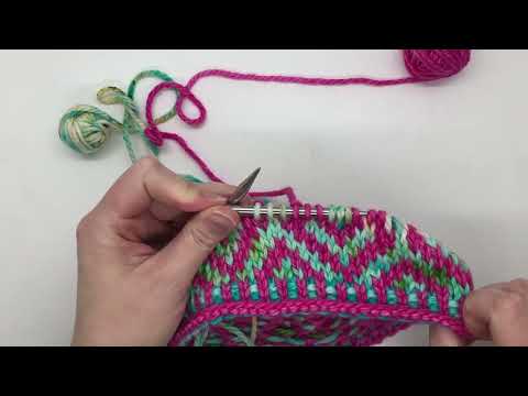 Two-Color Stranded Colorwork for Knitting