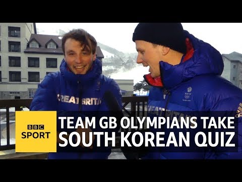 Winter Olympics: Team GB stars put their South Korea knowledge to the test - BBC Sport