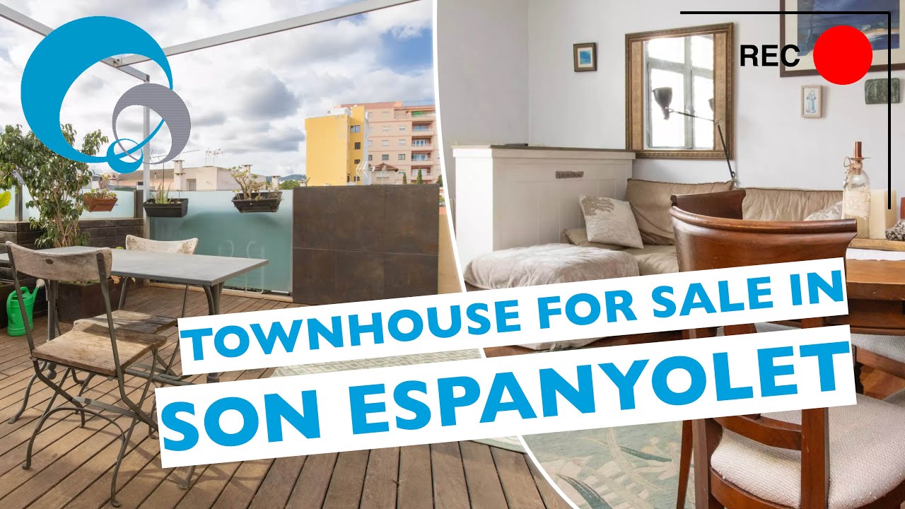Nice townhouse with terrace and  pool in Son Espanyolet
