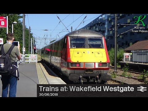 Trains at Wakefield Westgate, ECML - 30/6/18