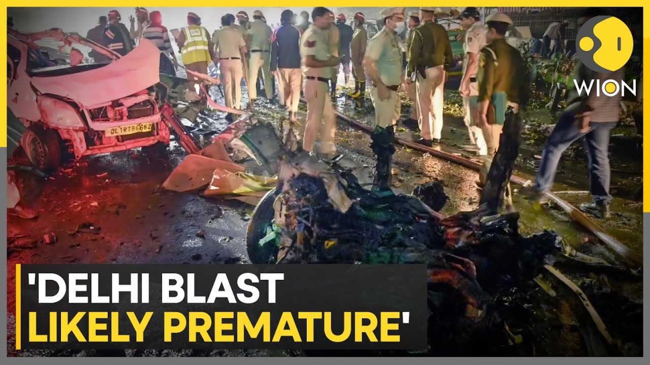 Delhi Blast: CCTV Shows Umar Carrying Massive Explosive Bag Into His Vehicle | WION