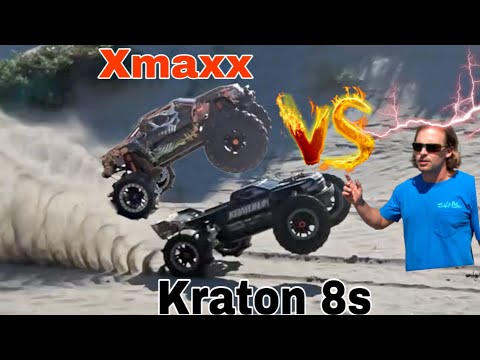 Traxxas Xmaxx VS Kraton 8s EXB!