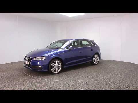 AUDI A3 2.0 TDI S LINE 5DR 148 BHP SAT NAV LEATHER 1 OWNER SERVICE HISTORY
