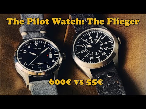 The Pilot Watch - a 600€ German Flieger vs a 55€ Chinese Flieger