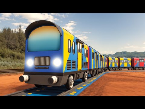 🔴 toy train fun ride - toy cartoon trains for kids - Kids videos for kids