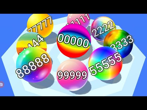 Ball Run Infinity 2048 vs Number Master Run and Merge Gameplay Walkthrough Mobile New Update Part #1