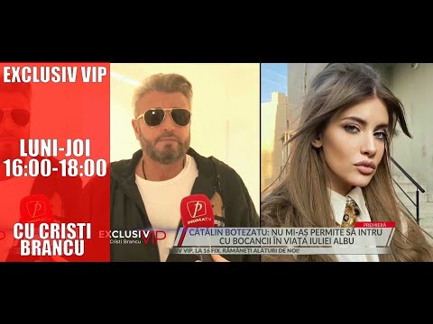 CĂTĂLIN BOTEZATU ȘI IULIA ALBU, UN NOU SCANDAL? "NU MI-AȘ PERMITE SĂ INTRU CU BOCANCII ÎN VIAȚA EI"