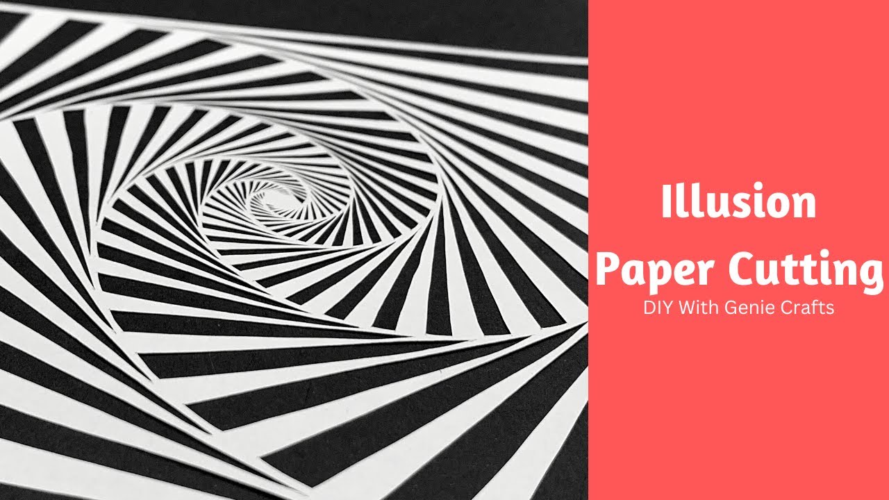 Illusion Papercutting Tutorial | How to Approach Illusion 2D designs for Paper Cutting