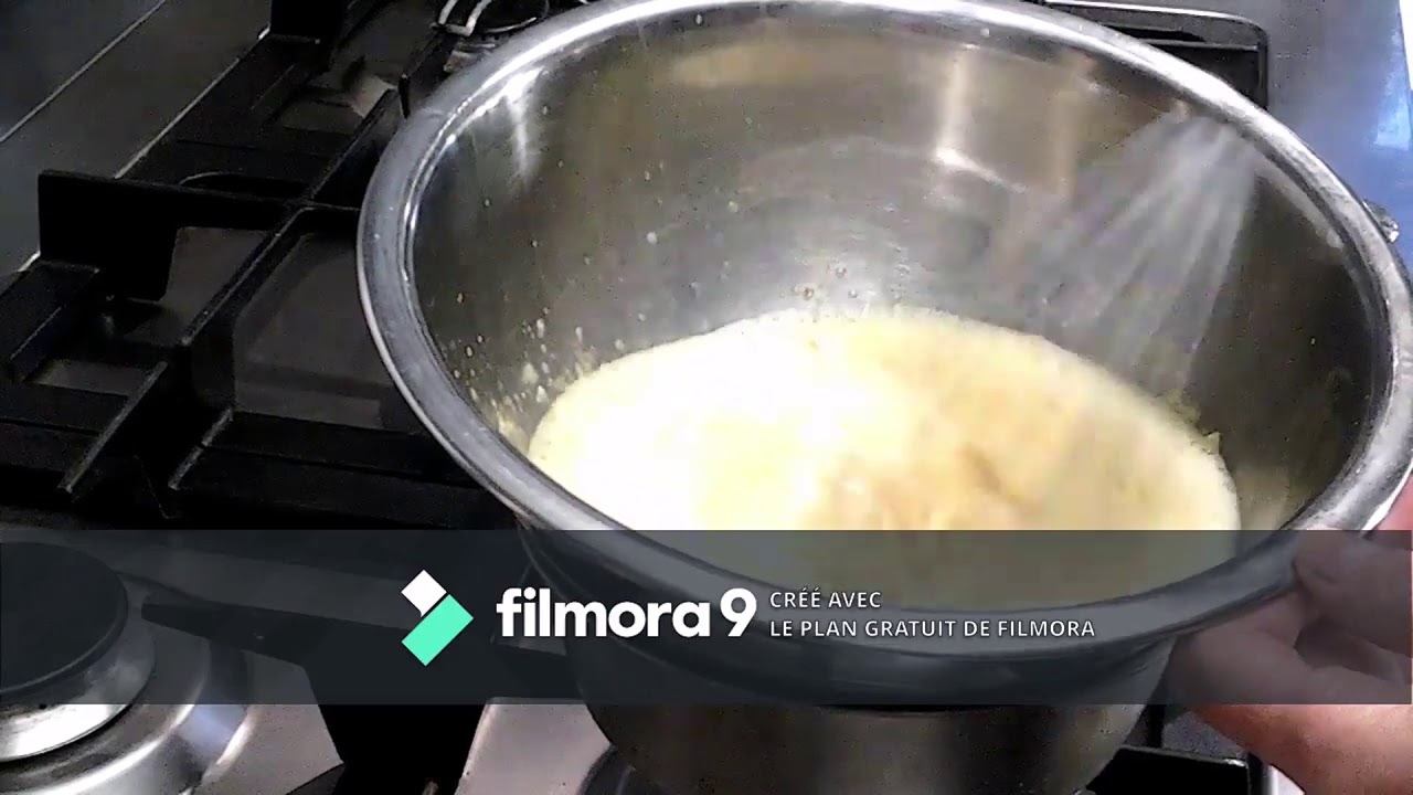 Monter un sabayon (méthode bain-marie)