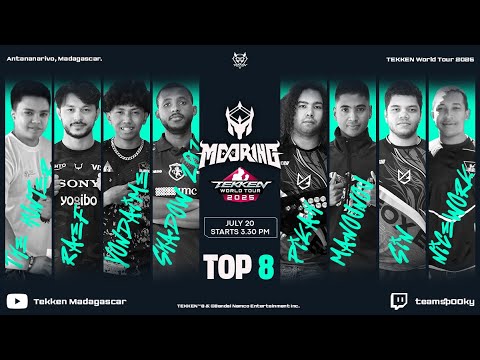 TEKKEN 8 MOOR1NG 2025 Day 2 - TWT2025 Challenger Event in Madagascar.