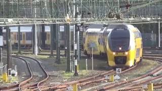 preview picture of video '10-1-2014 Trains at The Hague Central Train Station'