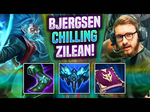 BJERGSEN CHILLING WITH ZILEAN! -TL Bjergsen Plays Zilean Mid vs Irelia! | Season 2022