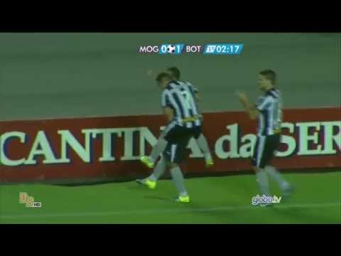 Gols Mogi Mirim 0 x 3 Botafogo - Brasileirão 2015 Série B